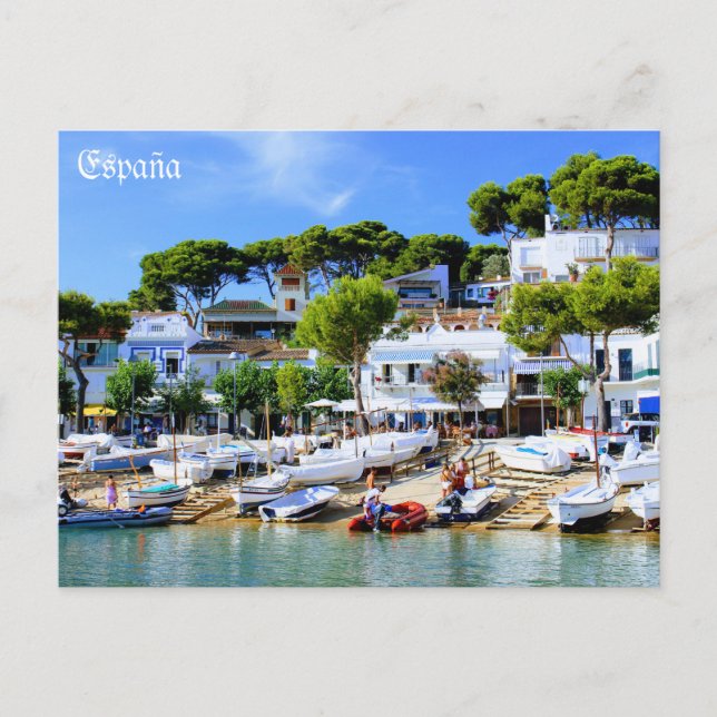 PostCosta Brava en España Postkarte (Vorderseite)