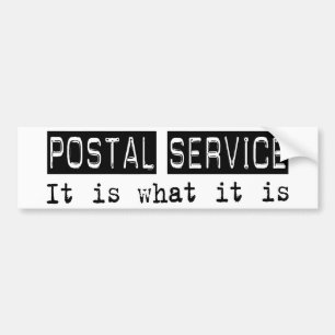 Postdienst ist es autoaufkleber