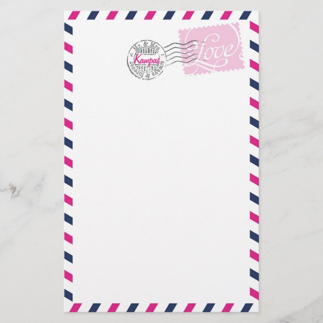 Postdienst-Sammelstelle Briefpapier (Vorderseite)