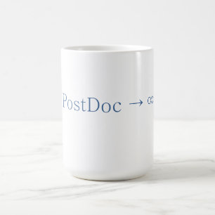 PostDoc nähert sich der Unendlichkeit - Kaffeetass Kaffeetasse