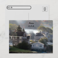 Poste - Carte postale Foggy Maine Morning