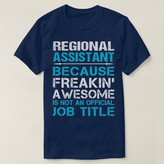 Posten "Assistent für das Freaking Phantastischer  T-Shirt (Design vorne)
