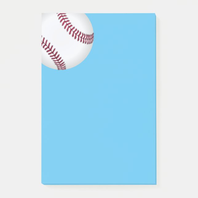 Posten-es-Anmerkung-Baseball Post-it Klebezettel (Vorderseite)