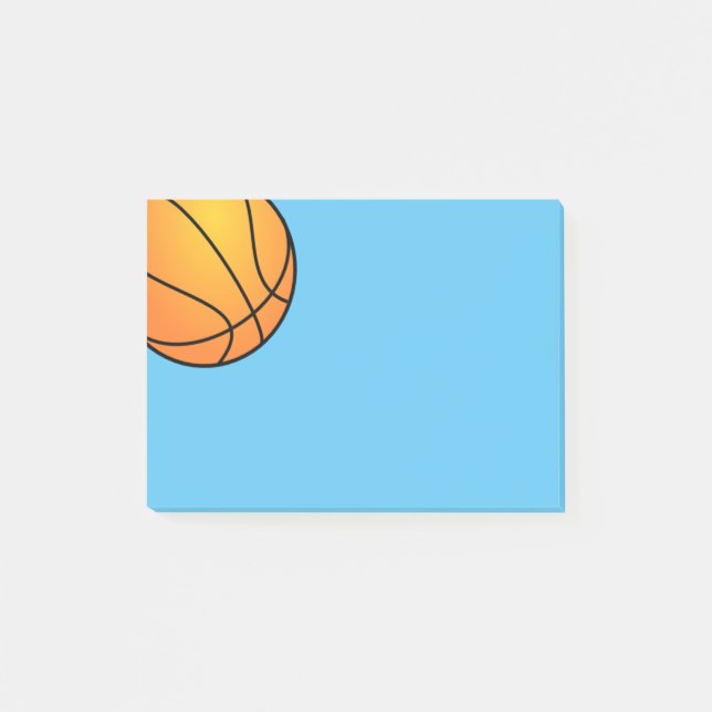 Posten-es-Anmerkung-Basketball Post-it Klebezettel (Vorderseite)