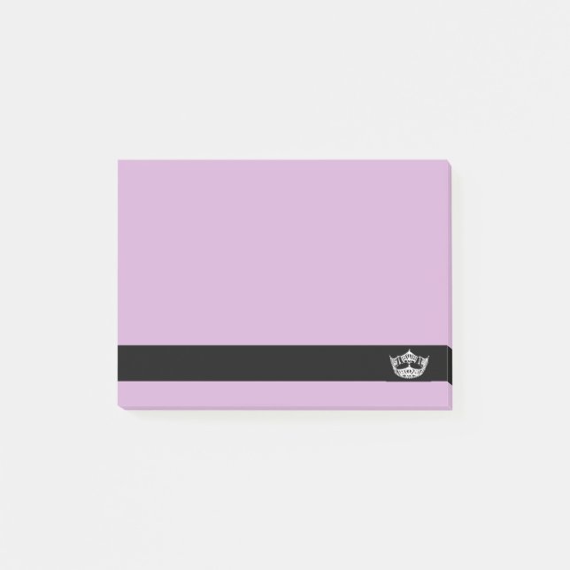 Posten-es-Anmerkung-Festzug Krone Post-it Klebezettel (Vorderseite)