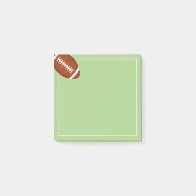 Posten-es-Anmerkung-Fußball Post-it Klebezettel (Vorderseite)