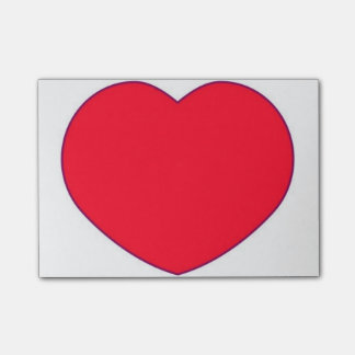 Posten-Herz Post-it Klebezettel