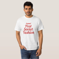 Posten-T - Shirt der sowjetischen Mode-der Vintage