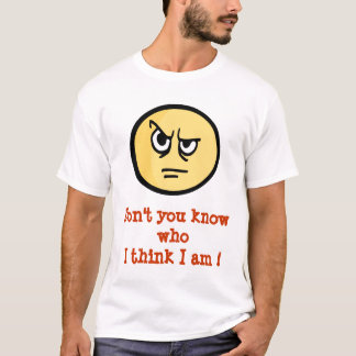 Poster2, nicht wissen Sie, wem ich denke, dass ich T-Shirt
