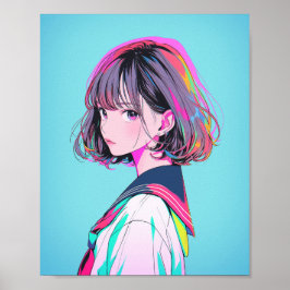 Poster 【アイコン用画像】プロフィール画像に最適な画像|ダウンロードアイテム GenerativeAI