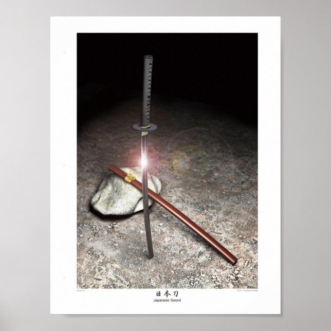 POSTER 日本刀 (Devant)