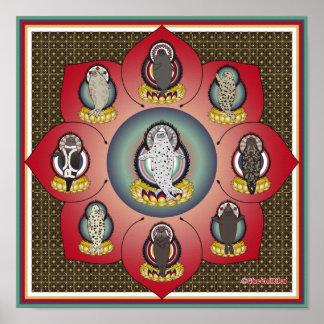 Poster 海豹曼荼羅(seal mandala)