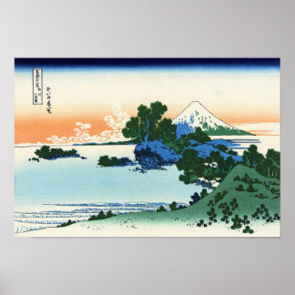 POSTER 相州七里浜,北斎
