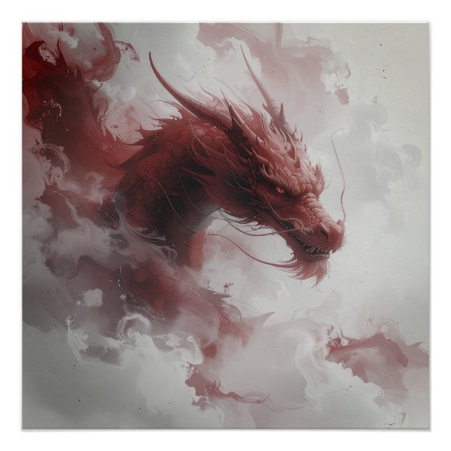 Poster 紅蓮の龍 – The Crimson Dragon (Devant)