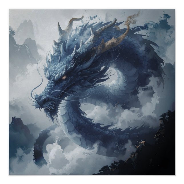 Poster 蒼天の龍 – The Azure Dragon of the Sky (Devant)