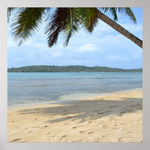 Poster 012 - Caribbean Beach am Ufer