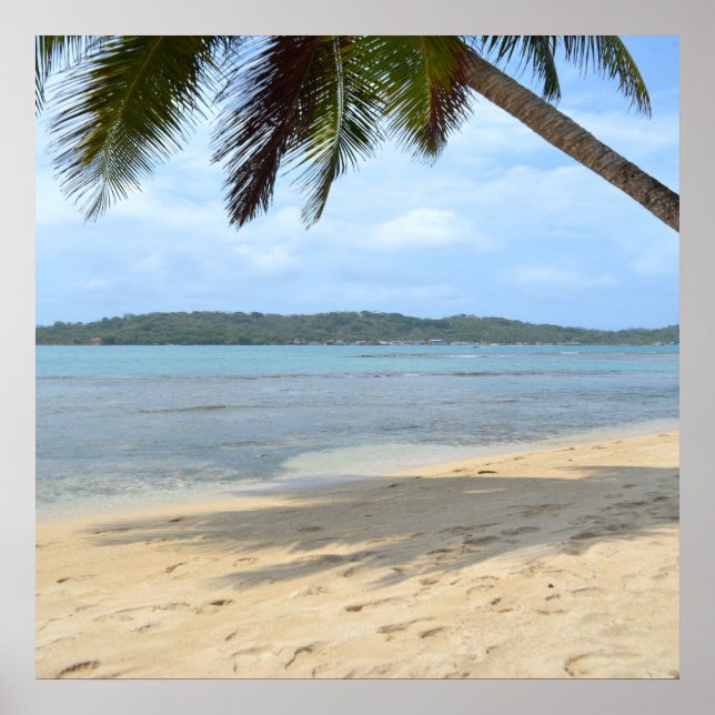 Poster 012 - Caribbean Beach am Ufer (Vorne)