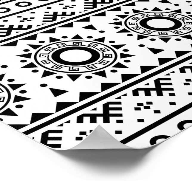 Poster 02012020 Motif ethnique tribal-04 (Coin)