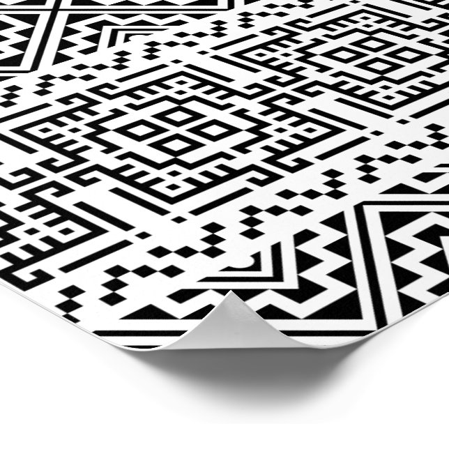 Poster 04012020-Tribal-ethnique-Motif-05 (Coin)