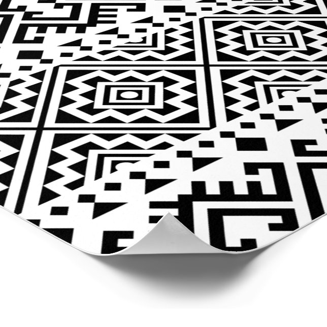 Poster 04012020-Tribal-ethnique-Motif-06 (Coin)