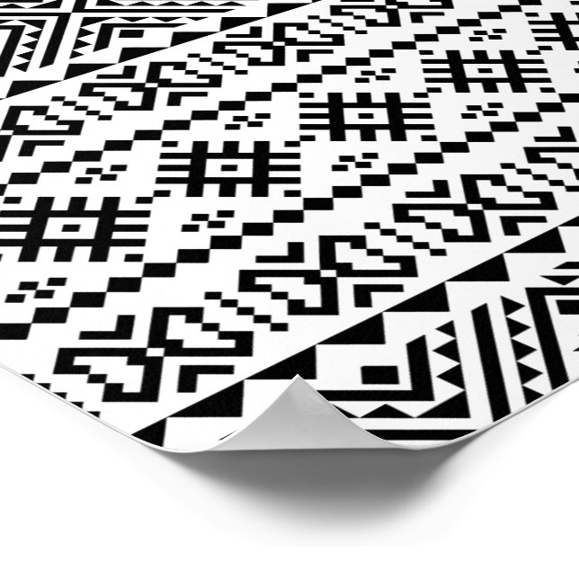 Poster 04012020-Tribal-ethnique-Motif-09 (Coin)