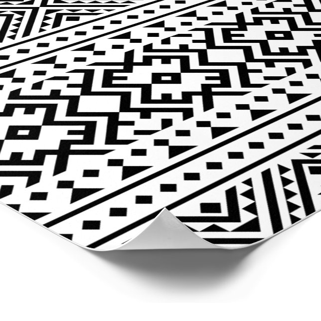 Poster 04012020-Tribal-ethnique-Motif-10 (Coin)