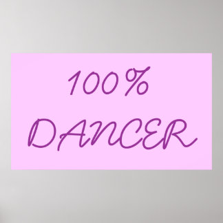 POSTER 100% DANCER