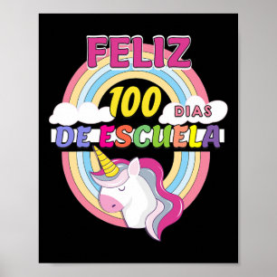 Poster 100 Dias De Escuela 100 Jours D'École