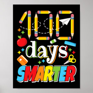 Poster 100 Jours De Célébration De L'École Enseignant Étu