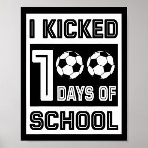 Poster 100 Jours De Scolarité Amusants 100 Jours Pour Le