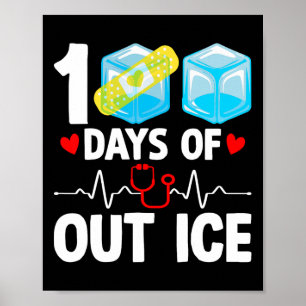 Poster 100 Jours De Sortie Ice Funny École Infirmière 100