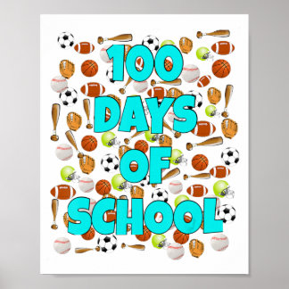 Poster 100 jours d'école