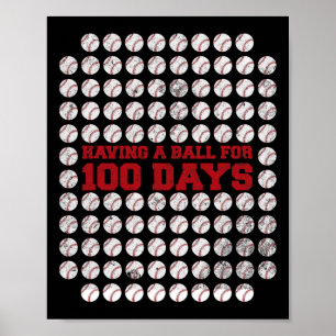 Poster 100 jours d'école Bysebyll 100e jour d'école Ki