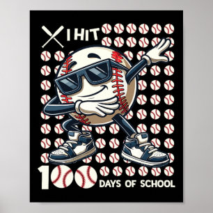 Poster 100 jours d'école Bysebyll Byt 100e jour d'école
