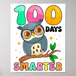 Poster 100 Jours D'Écoles Filles Enfants 100e Jour D'Écol