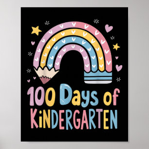 Poster 100 Jours D'Enfants, Chemises Filles 100E Jour