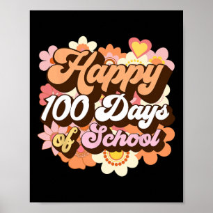 Poster 100 Jours D'Enseignants Scolaires Enfants Super 10