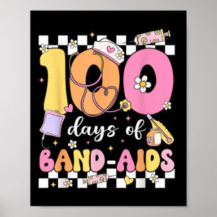 Poster 100 Jours D'Infirmière De L'École De Sida 100E Jou
