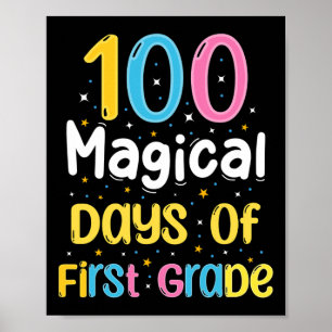 Poster 100 Jours magiques de première année 100e Jour de