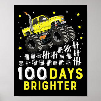 Poster 100 Jours Plus Brighter Camion Monster 100 Jours D