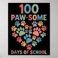100 Paw-some Jours De Chien D'École 100th Day Scho