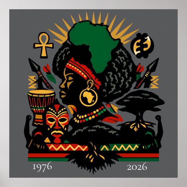 Poster 100 Years of Black History Month 2026 Celebration (Devant)