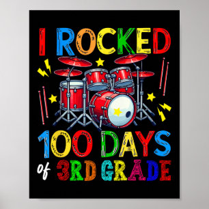 Poster 100e Jour De 3e Année 100 Jours Amoureux Du Tambou