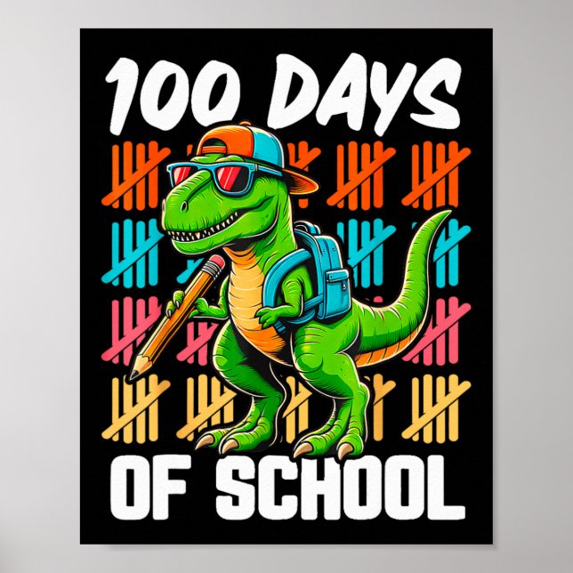 Poster 100e Jour De L'École 100 Jours Camion De L'École D (Devant)