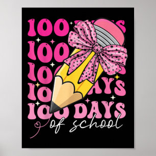 Poster 100E Jours De Filles D'École Coquette Bow Penci