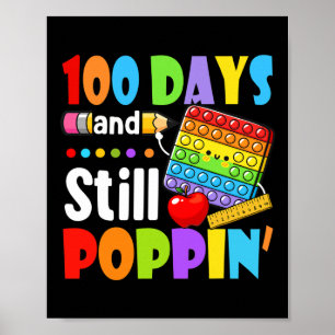 Poster 100ème Jour De L'École 100 Jours Et Toujours Poppi