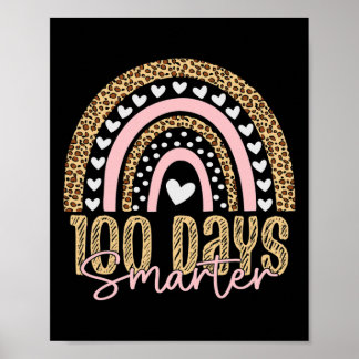 Poster 100ème Jour De L'École Enseignant 100 Jours Rainbo