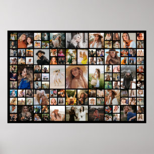 Poster 105 Mémoire de collage photo