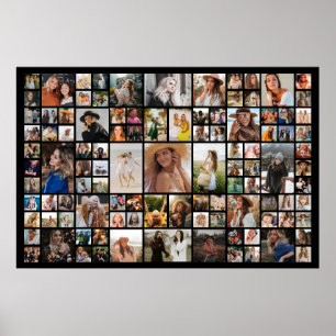 Poster 105 Mémoire de collage photo