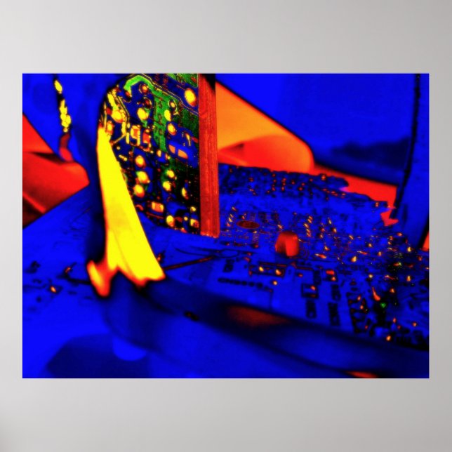 Poster 10^23 Rouge Bleu (Devant)